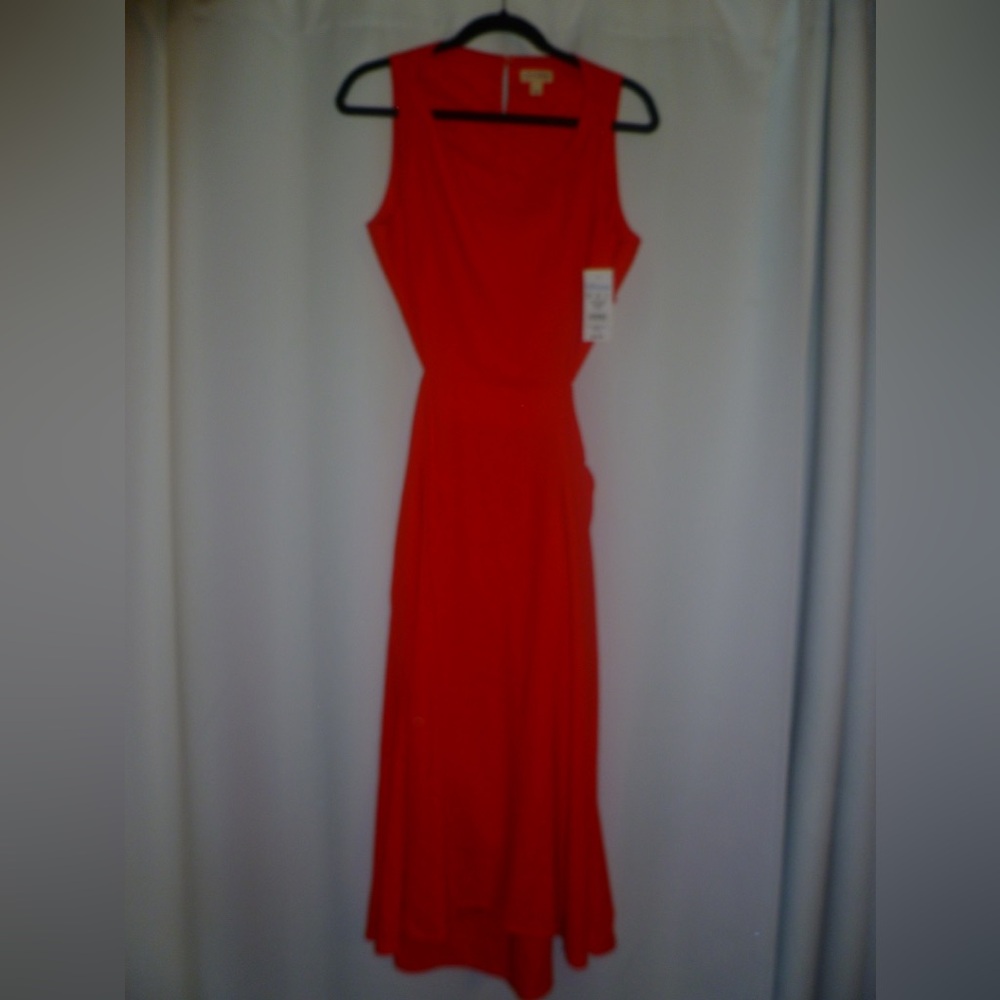 Maison Jules Red Midi Dress